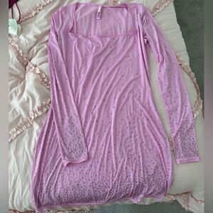 Skims jelly sheer dress